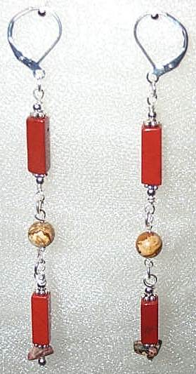 Jasper earrings